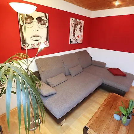 公寓 Cozy In Schwenningen With Garden *